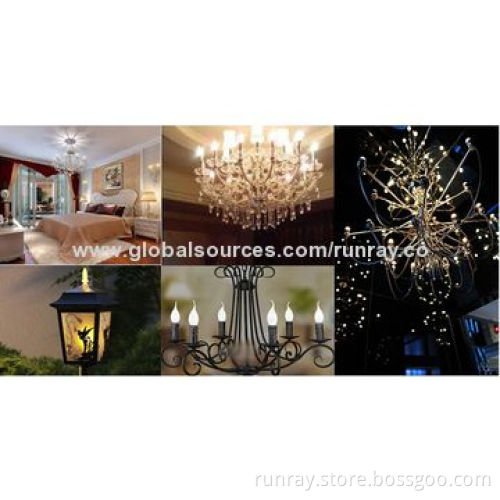 3W E17 LED Bulb, Epistar Chip, 85-265V AC Voltage, Aluminum with Milky Cover, 230lm